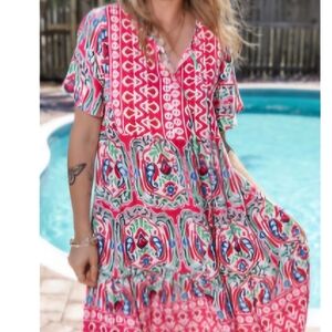 BOUTIQUE NWOT Vibrant Multicolor Dress